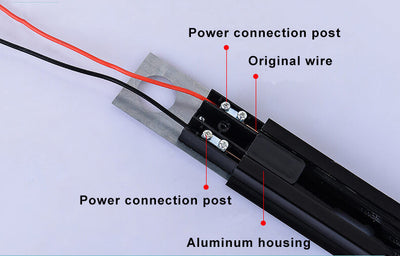 Accessoires d'éclairage sur rail à LED pour rail d'éclairage sur rail à adaptations multiples 