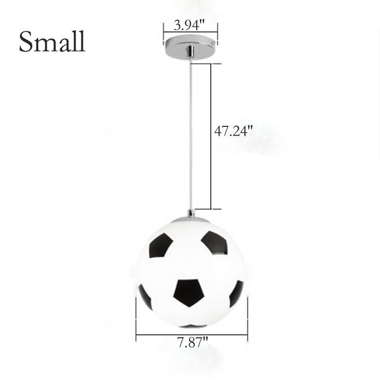 Modern Minimalist Creative Football 1-Light Pendant Light