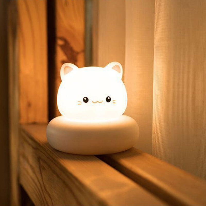 Creative Cute Animals Night Light Pat Sensing LED Table Lamp