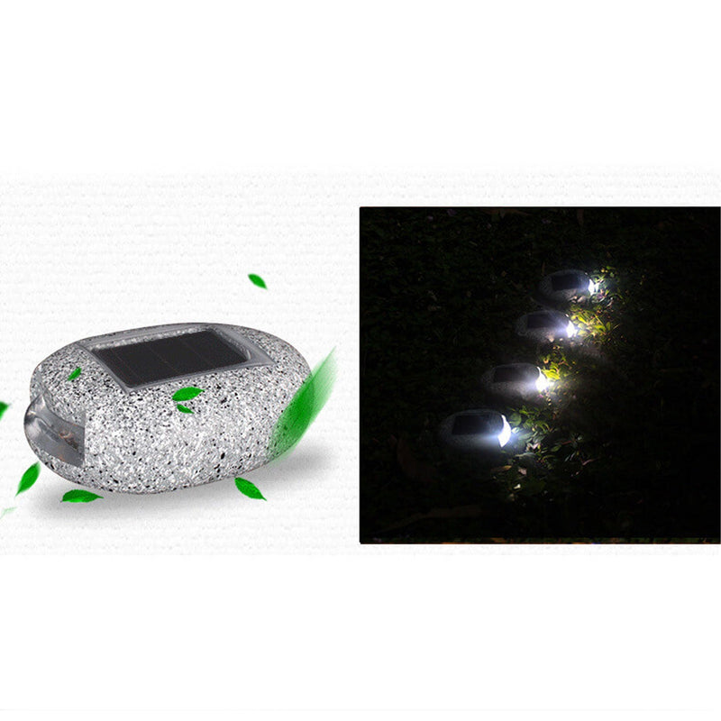 Outdoor Solar Resin Imitation Stone LED Buried Light