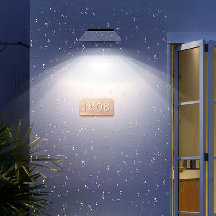 Lampe murale LED solaire en forme d&