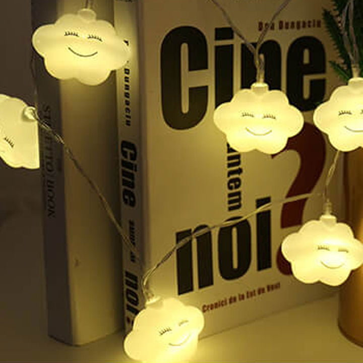 Luz de cadena de batería LED de 10/20 luces para decoración festiva interior 