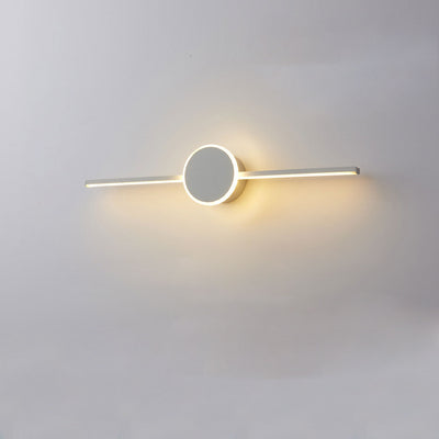 Nordic Minimalist Long Disc LED Vanity Light Wall Sconce Lamp