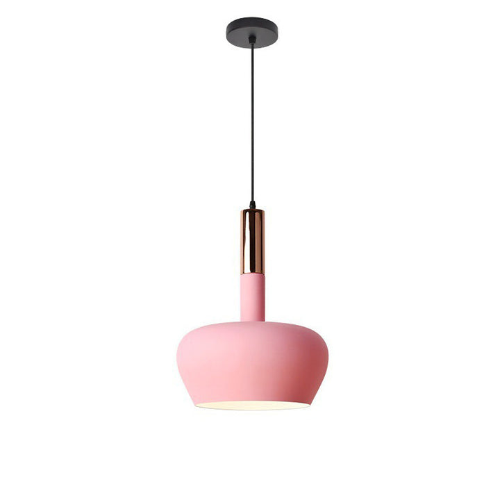 Suspension Luminaire 1 Lumière en Forme de Bouteille en Aluminium Macaron Nordique 
