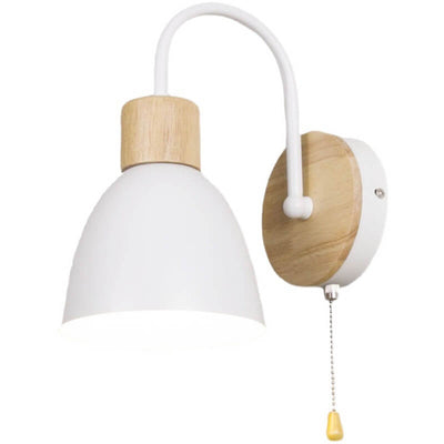 Nordic Macaron 1-Light Zipper Switch Wall Light