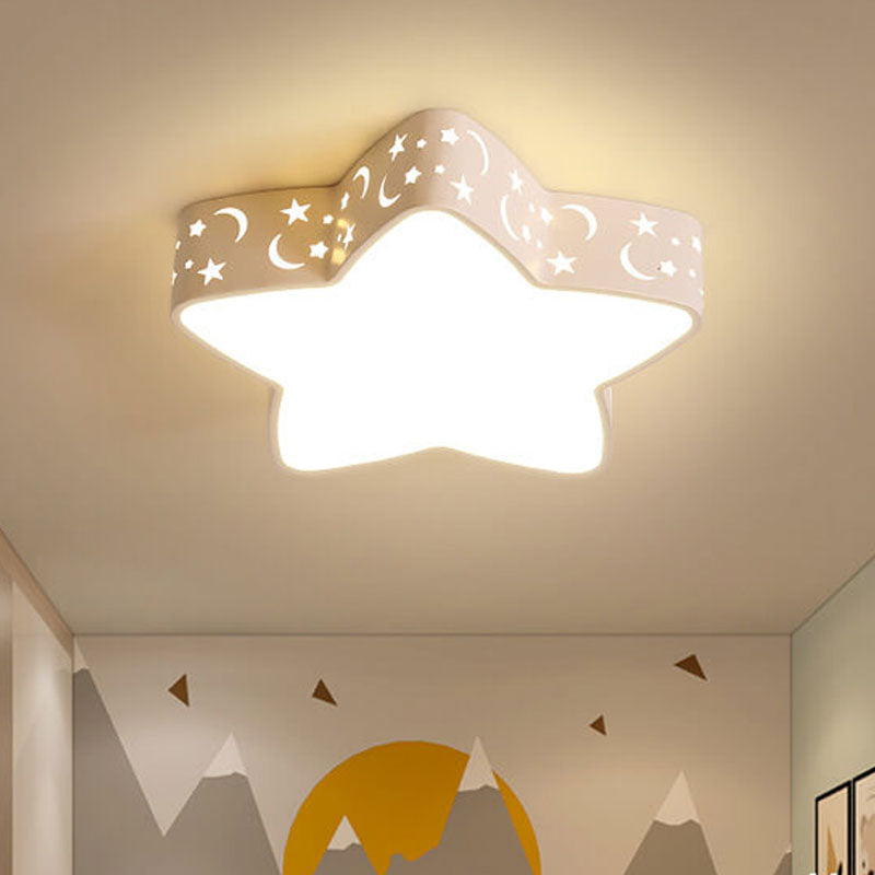 Cartoon Creative Star Shape LED Unterputz-Deckenleuchte 