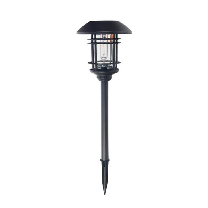 Modern Mid-century Solar Outdoor Waterproof Stainless Steel LED Outdoor Lawn Decorative Ground Plug Light