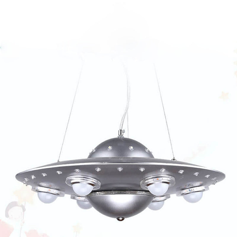 ثريا أطفال LED على شكل طبق طائر كرتوني مبتكر 
