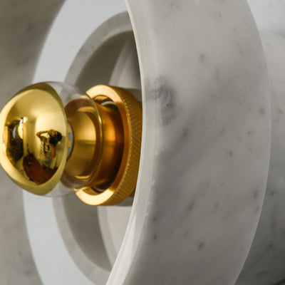 Nordic Light Luxury Marble 1-Light Wall Sconce Lamp