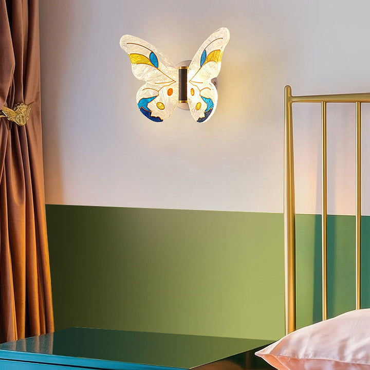 Applique murale LED Nordic Creative Enamel Butterfly 
