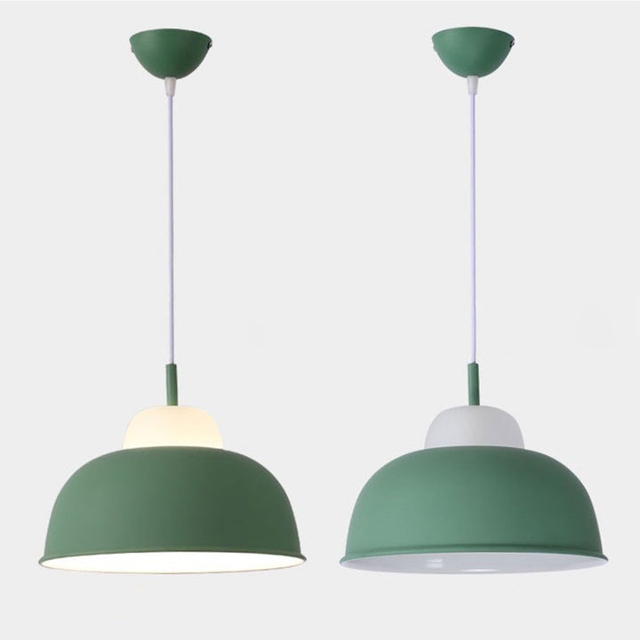 Moderne minimalistische 1-flammige Pendelleuchte aus Macaron-Eisen 
