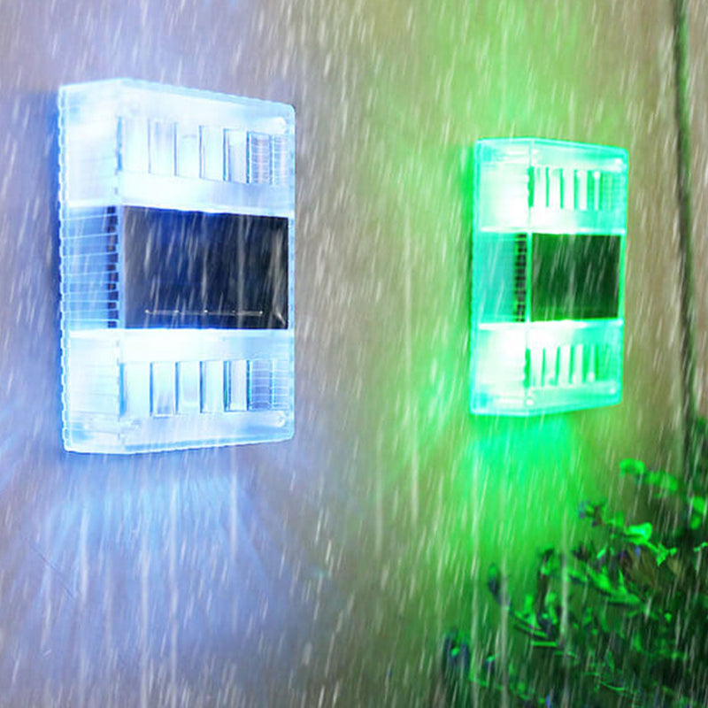 Applique murale solaire carrée haut et bas à LED, luminaire décoratif d&