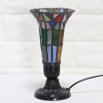 Lampe de table rétro Tiffany Design créatif de fleur 1 lumière 