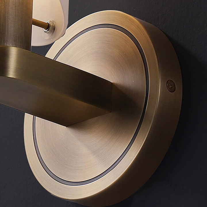 Lámpara Aplique de Pared de Vidrio Largo de Lujo Moderno 1/2 Luz 