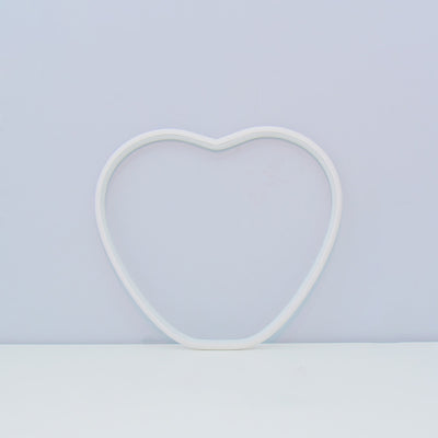 Creative Aluminum Heart Shape LED Night Light Table Lamp