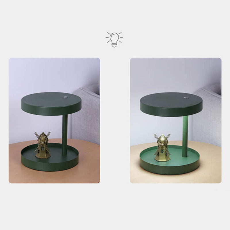 Lampe de table LED en fer acrylique au design nordique minimaliste avec barre 