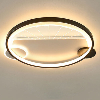 Modern Minimalist Creative Geometric Splicing Design LED Flush Mount Light