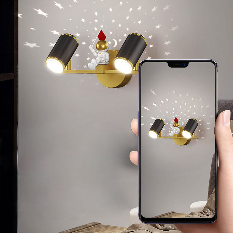 Nordic Creative Astronaut Planet Spotlight LED Wall Sconce Lamp
