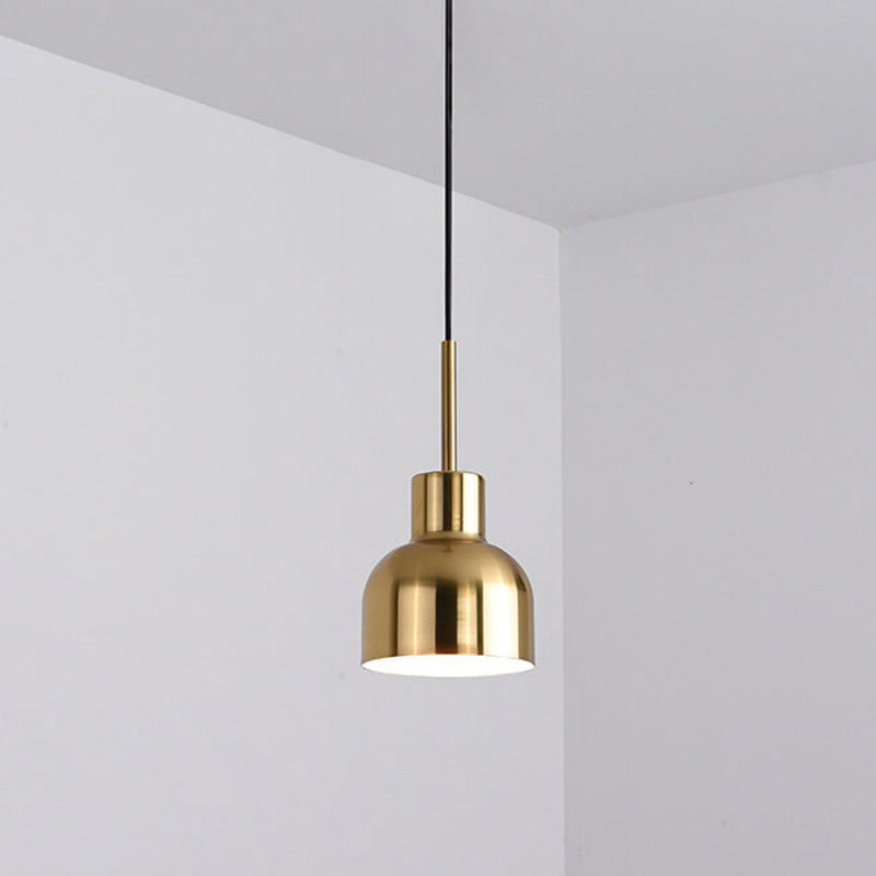 Industrial Iron Simple Bell Shade Design 1-Licht-Pendelleuchte 