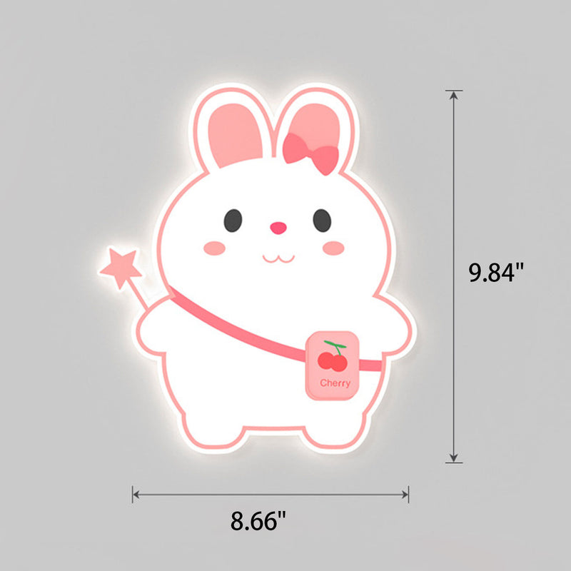 Kreative Cartoon-Kaninchen-Einhorn-Kind-LED-Wandleuchte-Lampe