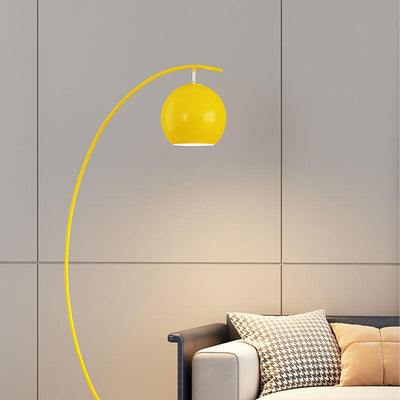 Nordische, minimalistische, geschwungene Kuppel-Stehlampe mit 1 Licht