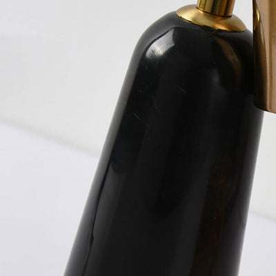 Lampe de table à cire fondante d'aromathérapie avec base en marbre et bois de cerf nordique 