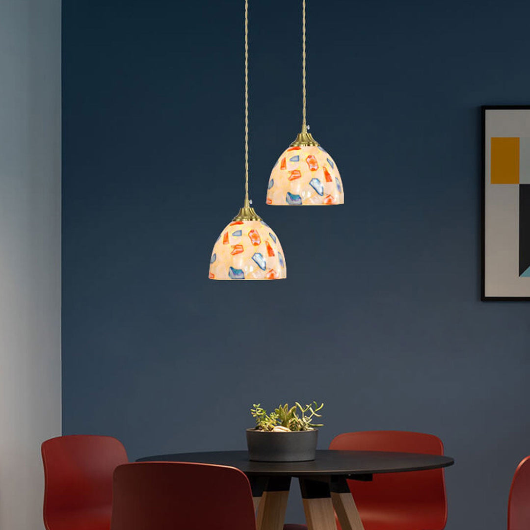 Suspension Luminaire à Une Lumière avec Trois Designs Simples Nordiques 