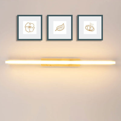Nordic Minimalist Log Strip Vanity Light LED-Wandleuchte
