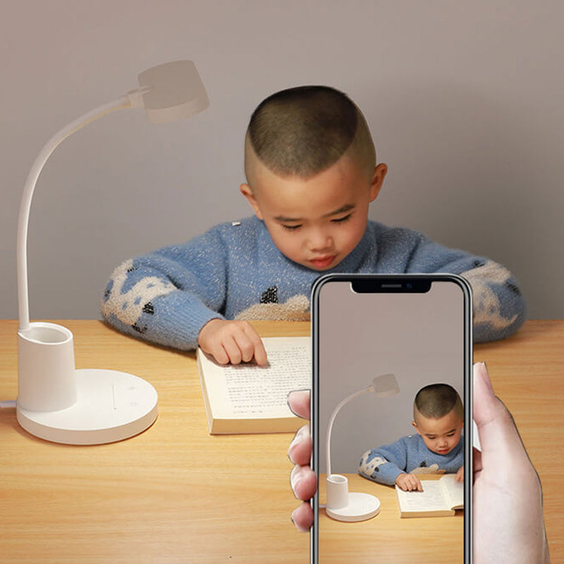 Lampe de Table à Intensité Variable Tactile avec Protection des Yeux Lumière Bleue Minimaliste Moderne 