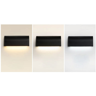 Moderne minimalistische rechteckige LED-Wandleuchte aus Acryl 