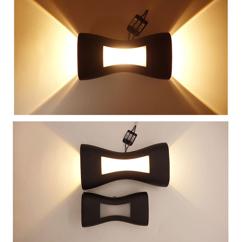 Conception moderne de lampe murale LED créative en aluminium étanche 