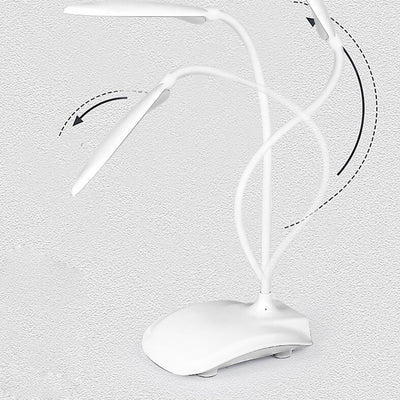 Lampe de bureau tactile LED rechargeable colorée et pliable créative 