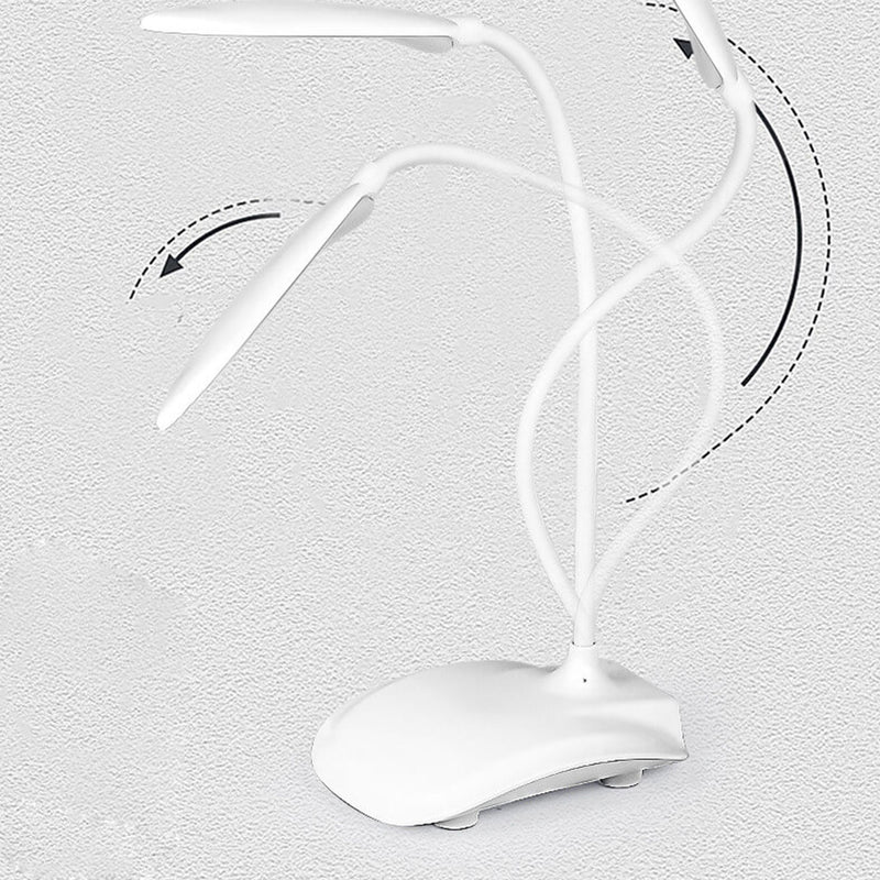 Lampe de bureau tactile LED rechargeable colorée et pliable créative 