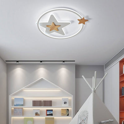 Nordic Creative Starfish Circle LED Unterputz-Deckenleuchte