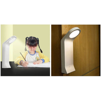 Creative Curved Shape Induction USB Charging Desk Lamp