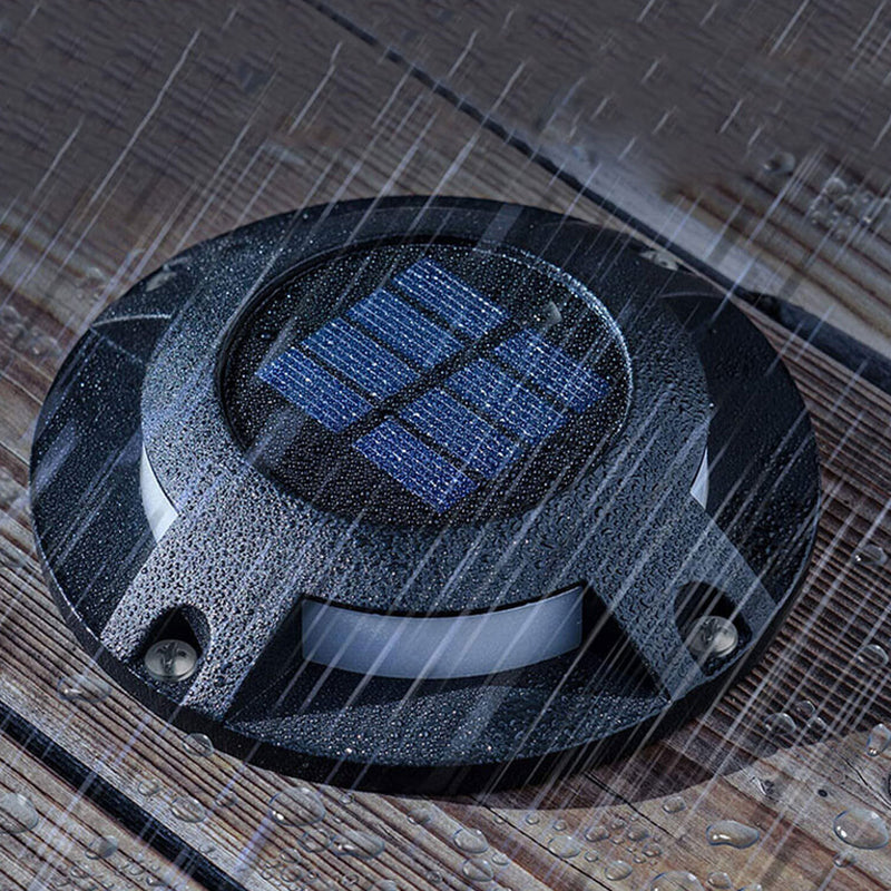 ضوء LED دائري للطاقة الشمسية للحديقة والمناظر الطبيعية 