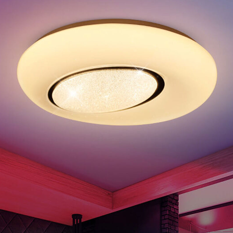 Colorful RGB Smart Remote Control LED Flush Mount Ceiling Light