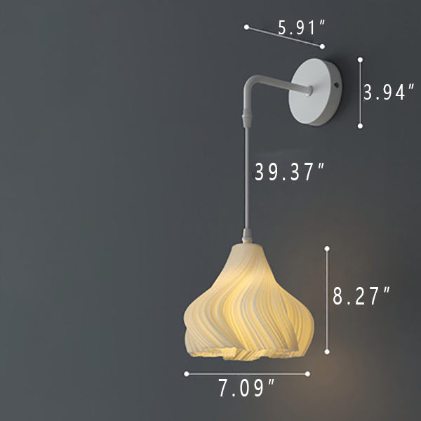 Japanese Simple Three-dimensional Petal Design LED Wall Sconce Lamp