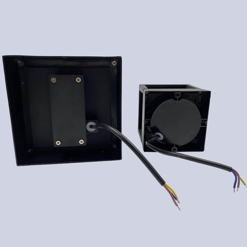 Modern Outdoor Square RGB APP Dimming LED Wall Sconce Lamp