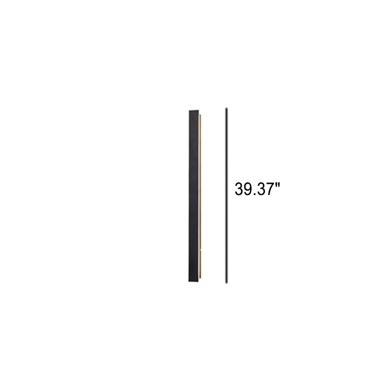 Lámpara Aplique de Pared LED Impermeable de Tira Rectangular Retro para Exterior 