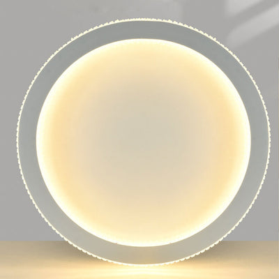 Nordic Iron Acrylic Round  LED Flush Mount Ceiling Light