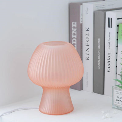 Modern Glass Vintage Tulip Design LED Night Light Table Lamp