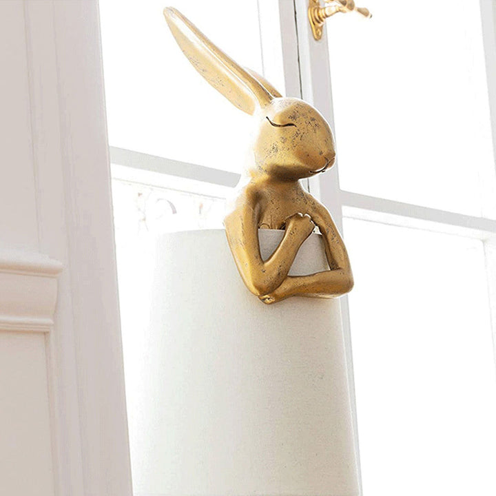 Nordic Apron Rabbit Harz 1-flammige Tischlampe