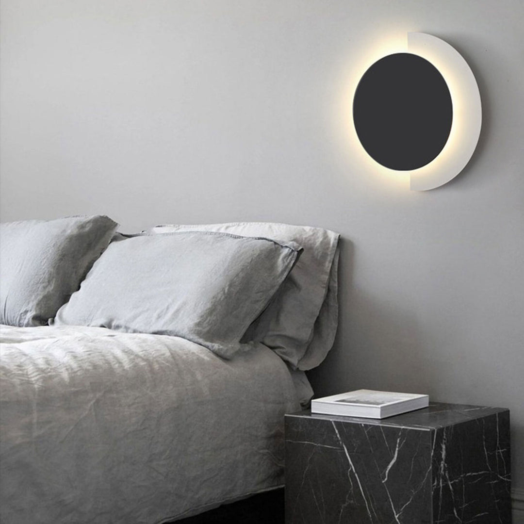 Nordic Postmodern Solid Color Schmiedeeisen Acryl LED Wandleuchte Lampe 