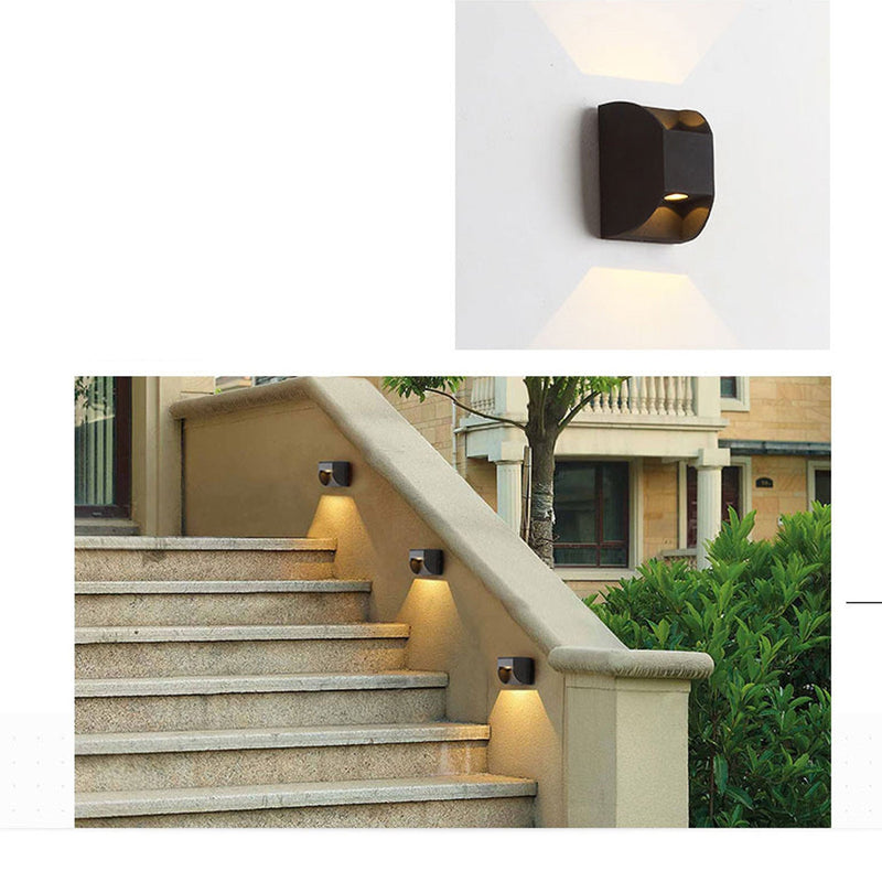 Moderne minimalistische kreative wasserdichte LED-Patio-Wandleuchte für den Außenbereich 