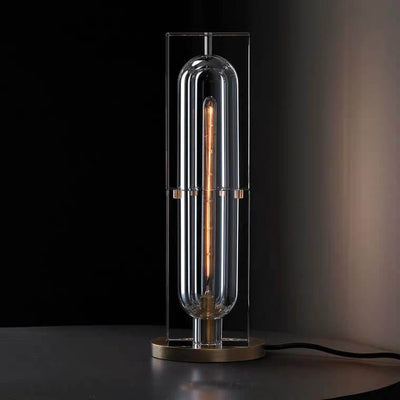 Moderne Kristall-Stereo-Geometrie-Design 1-Licht Tischlampe 