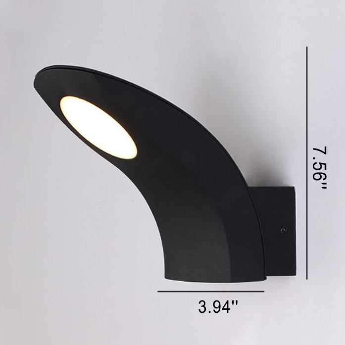 Lámpara de aplique de pared impermeable LED para exteriores de camino creativo moderno 