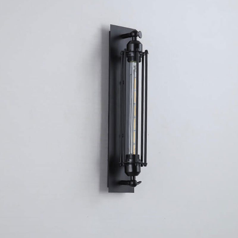 Industrial Vintage Flute Iron 1-Light Wall Sconce Lamp