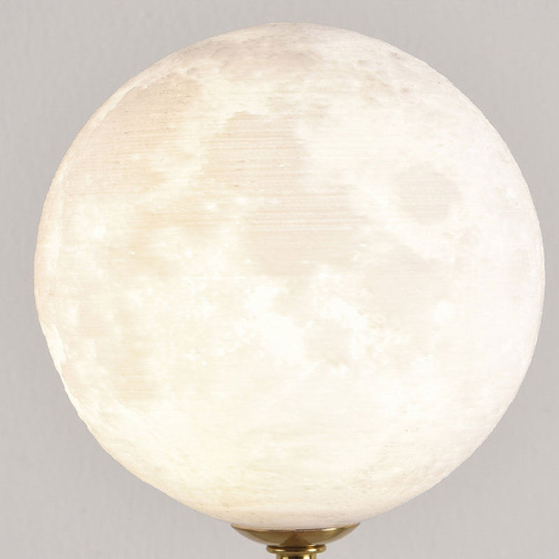 Nordic Creative 3D Printed Moon 1-Licht dekorative Tischlampe