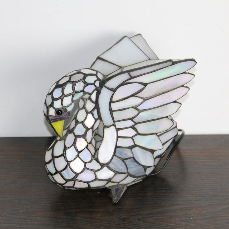 Tiffany Kreative Tier Buntglas 1-Licht Dekorative Tischlampe 